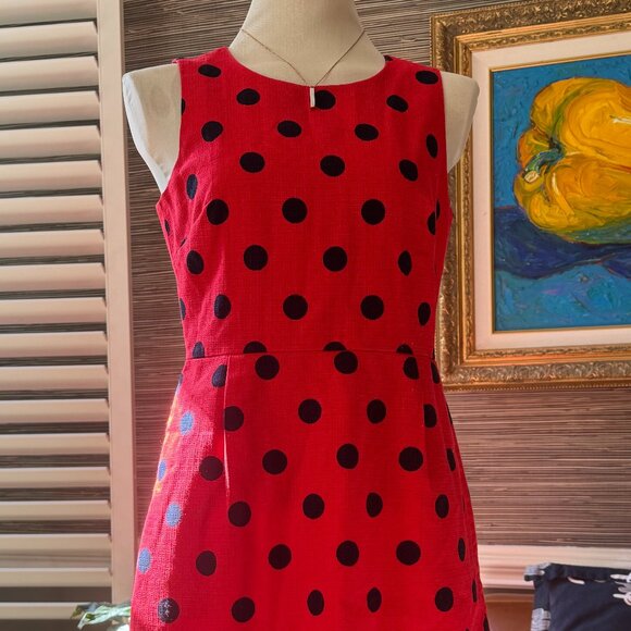 J Crew polka dot dress - Picture 1 of 1